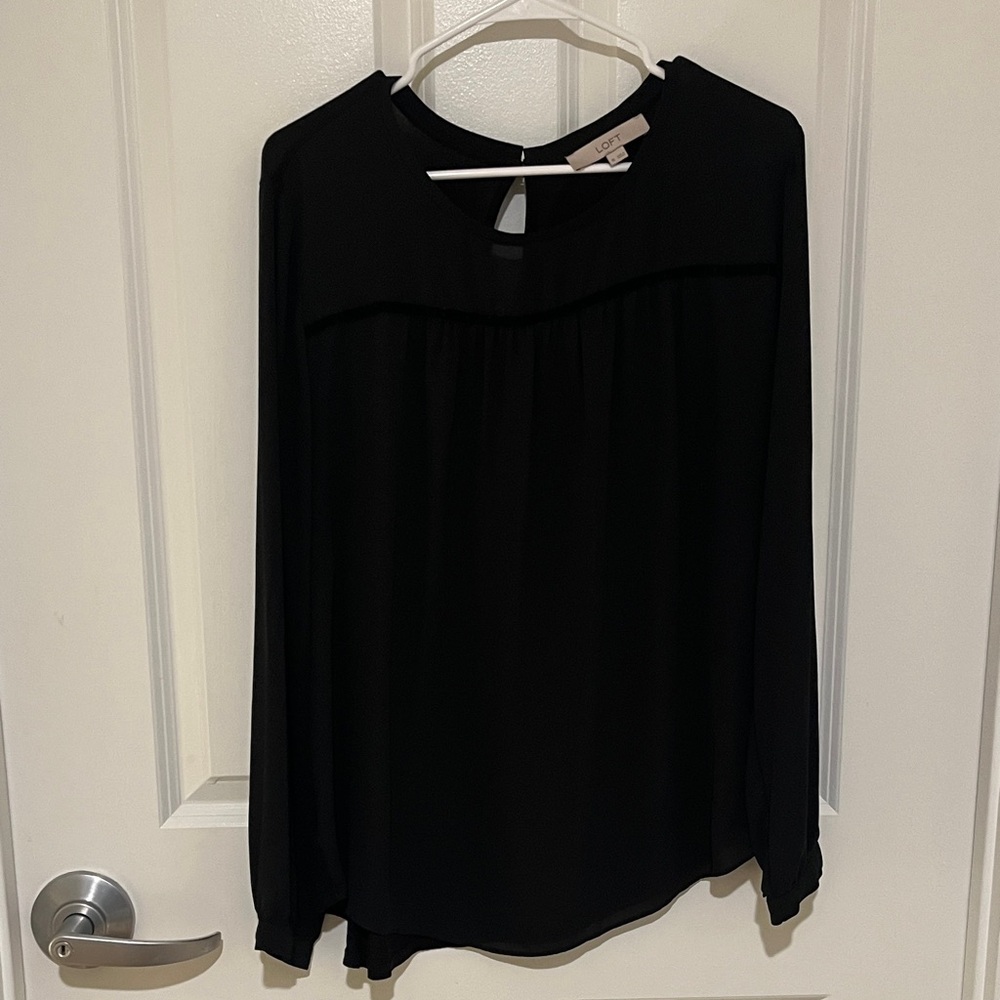 LOFT Black Women's Blouse